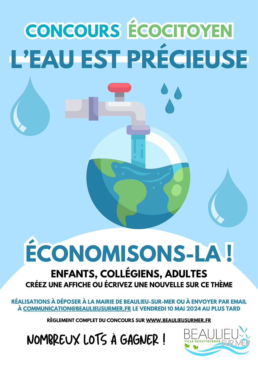Concours écocitoyen : économisons l'eau !